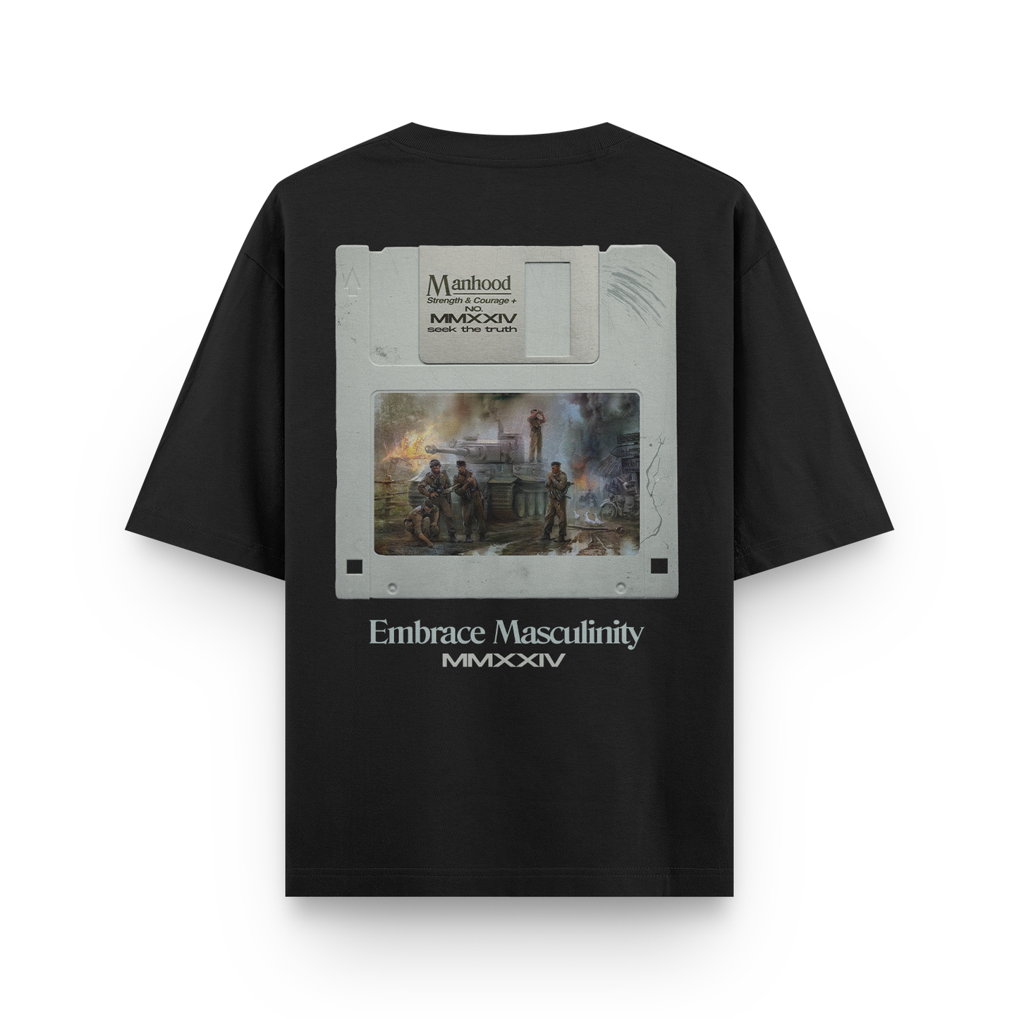 EMBRACE MASCULINITY Oversized Classic T Shirt